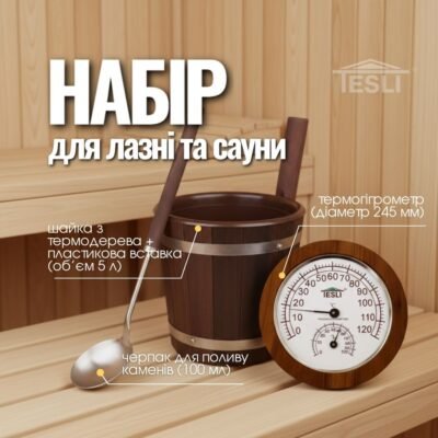 Набір №16 для лазні та сауни (3 предмети)