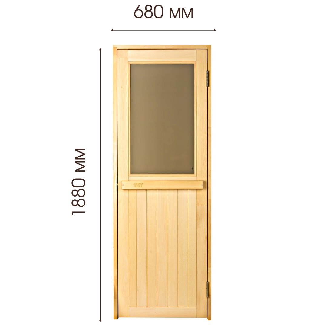 Двері для лазні та сауни Tesli Max 1900х700