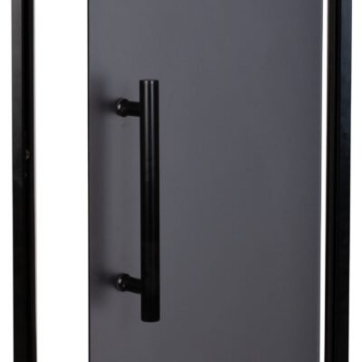 Двері для хамаму Tesli Antalya Black 1900х700