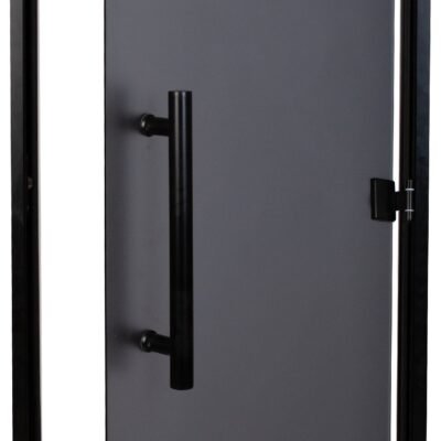 Двері для хамаму Tesli Antalya Black 2000х800