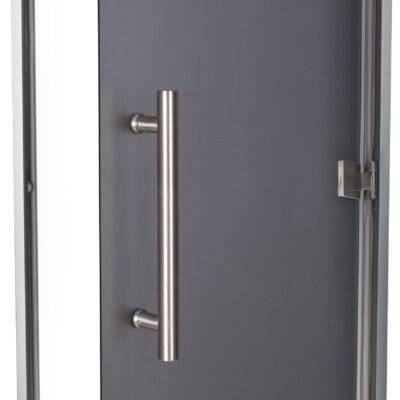Двері для хамаму Tesli Antalya Graphite 2000x800