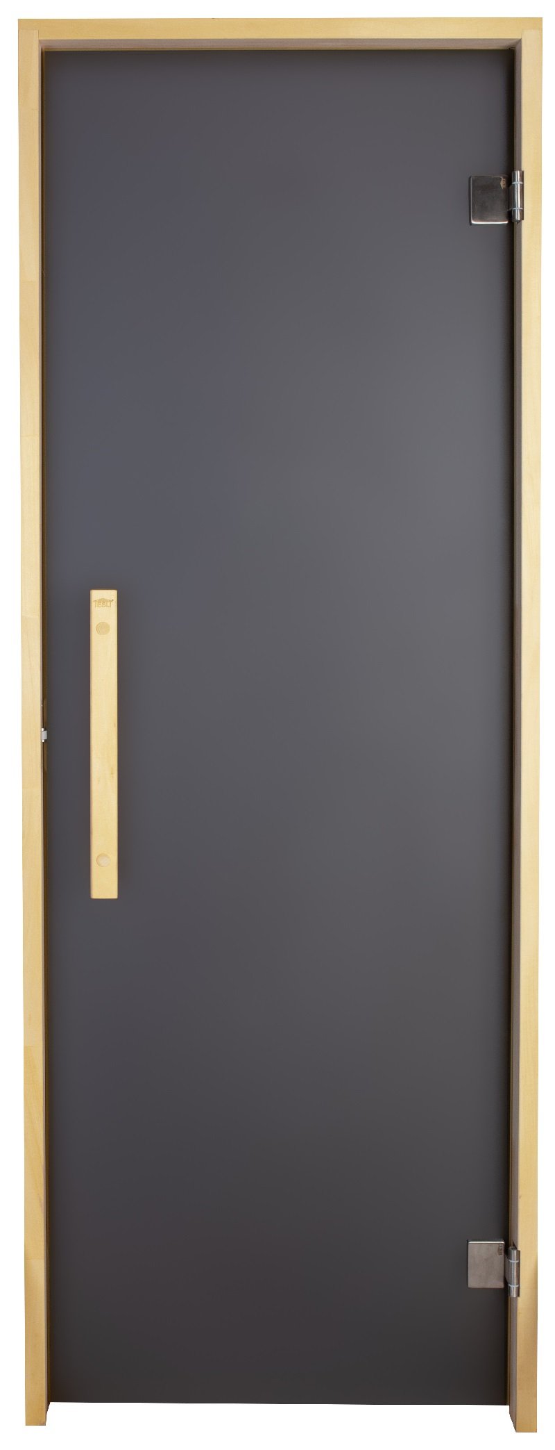 Двері для лазні та сауни Tesli Lux Graphite 1900х700