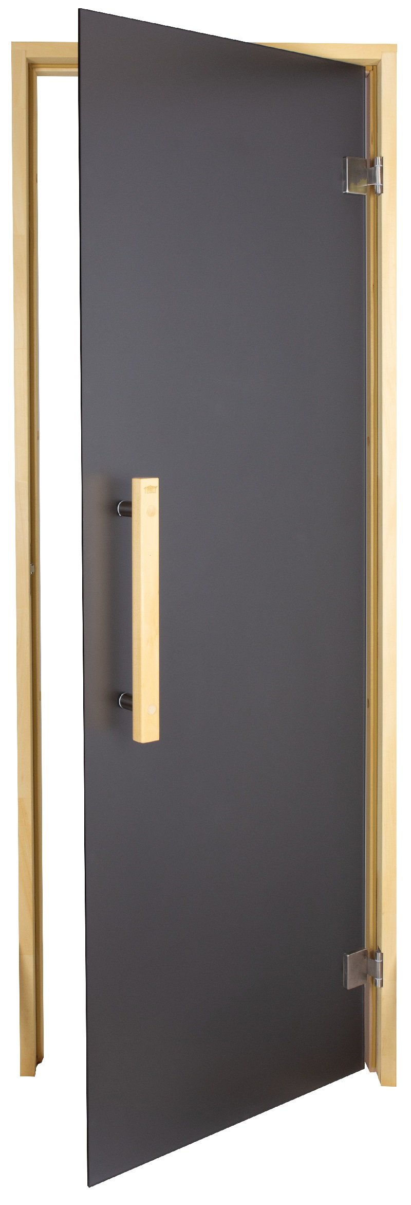 Двері для лазні та сауни Tesli Lux Graphite 1900х700
